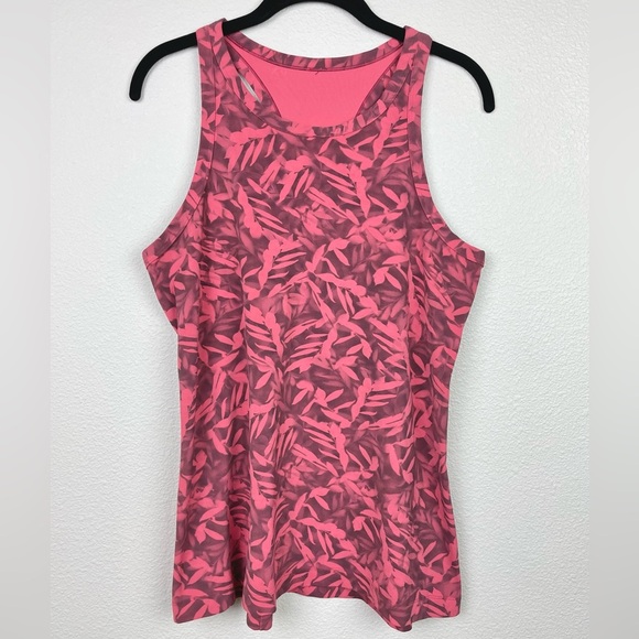 Lululemon Women's 12 Align Waist-Length Racerback Tank Top Spray Leaf Fireside - Picture 2 of 15